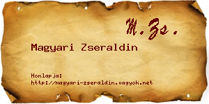 Magyari Zseraldin névjegykártya